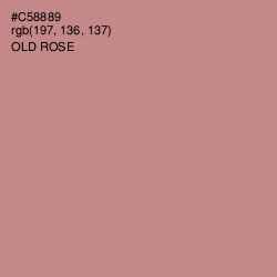 #C58889 - Old Rose Color Image